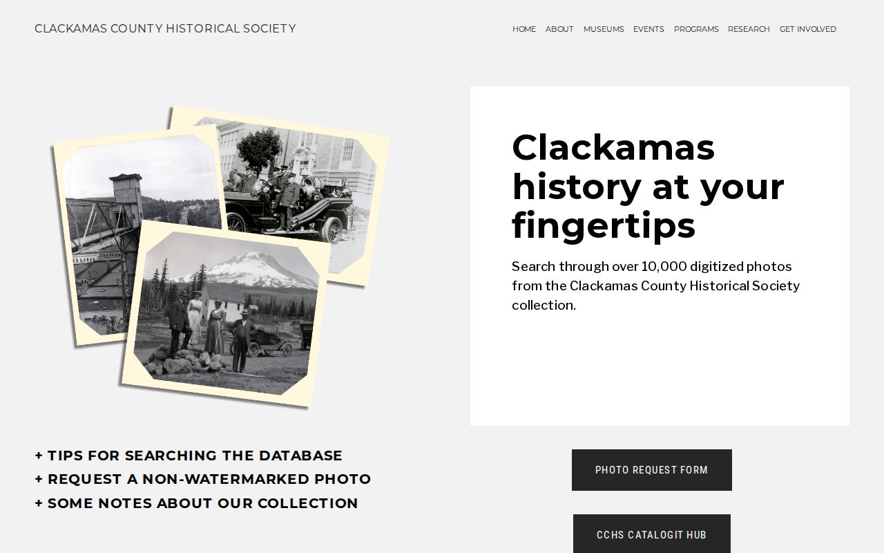 Wilsonville previous residents research in the Clackamas historical photograph collection