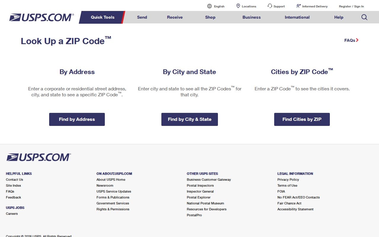 Wilsonville postal lookup USPS address search